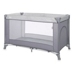 Lorelli prenosivi krevet torino 1 nivo - grey striped elements ( 10080452213 )