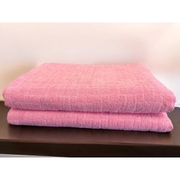 Frotirni prekrivač 200x200cm Roze boja ( VLK000543-rozeb. )