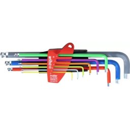 Wiha 46555 set od 9 imbus L-ključeva sa kuglastim završetkom, u držaču, 1.5-10mm ( W 46555 )