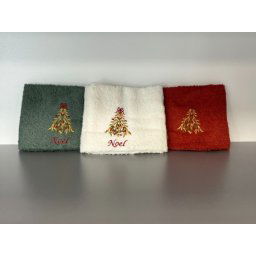 New Year set 3 peškira 30x50cm Jelka ( VLK000115-jelka )