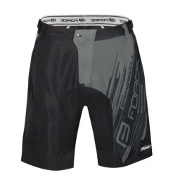 Doltcini šorts f downhill mtb sa skidajućim biciklističkim,crno/sive 3xl ( 9003255 )