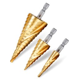 Rovtop set od 3 stepenaste burgije ( 359220 )