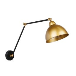 Bipi Zidna Lampa sa Prekidačem Crno Zlatna 1x40W E14 ( 15150 )