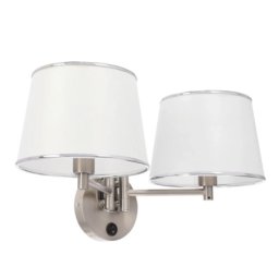 Ibis Zidna Lampa Srebrna 2x40W E14 ( 15145 )