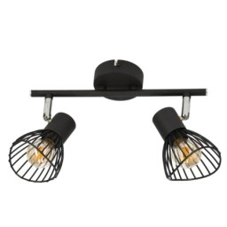 Fly Plafonska Lampa Crna 2 2x40W E14 ( 15126 )