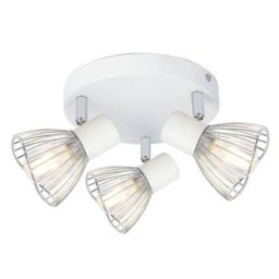 Fly Plafonska Lampa Bela Hrom 1 3x40W E14 ( 15123 )