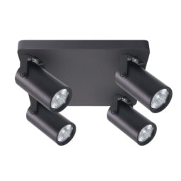 Gary Zidna Lampa Crna 4x15W GU10 ( 15111 )