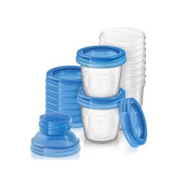 Philips Avent via šolje sa poklopcima i adapterima set 10kom + 2adaptera ( SCF618/10 )
