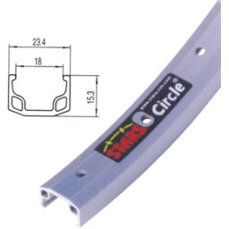 Obruč 27 x 1.1/4 aluminijum 36x14g ( 3730502 )