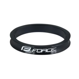 Force podloška a-head viljuške, anodizirana, 1 1/8'' 5mm aluminijum, crni ( 15580 )