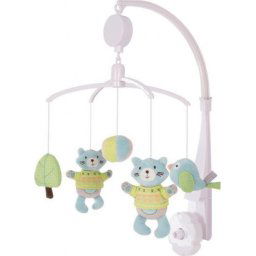 KikkaBoo muzička vrteška za krevetac kit the cat ( KKB10116 )