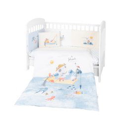 KikkaBoo posteljina sa ogradicom 6 pcs 70/140 The Fish Panda ( KKB60067 )