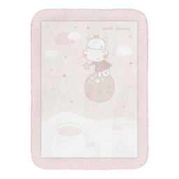 KikkaBoo super soft baby ćebence 80x110 Hippo Dreams ( KKB21123 )