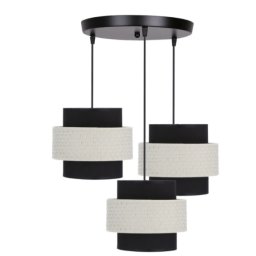 Benta 4 Visilica Crna Krem 3x40W E27 ( 15101 )