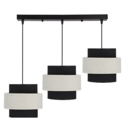Benta 3 Visilica Crna Krem 3x40W E27 ( 15100 )