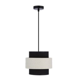 Benta 1 Visilica Crna Krem 1x40W E27 ( 15098 )