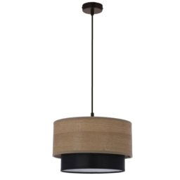 Ruben Viseća Lampa Crna - Orah 1x60 E27 ( 15095 )