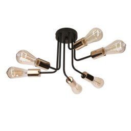 Spill Luster Crni 6x60W E27 ( 15011 )