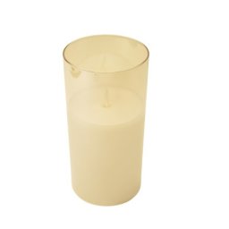 Dekordom Led candle glass cylinder - gold - 30cm - n53 ( 025054 )