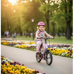Aiar Bicikl za decu 714-12 - sivo/roze