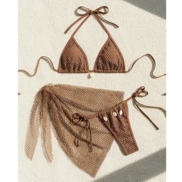 Bikini set - Trodelni Beige M