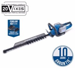 Aku makaze za živu ogradu C-HT720-X Scheppach + set punjač 2.4A i 2 baterije 2.0Ah