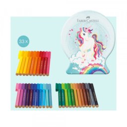 Faber Castell flomaster set 1/33 connector unicorn met. kut. 155544 ( G200 )