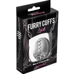 Metalne lisice sa dugim lancem Furry Cuffs