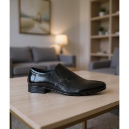 Lakovane crne elegantne muške cipele 5169