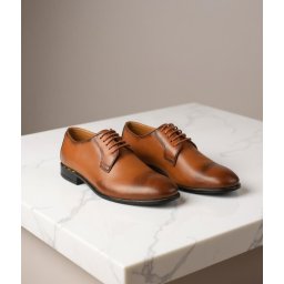 Braon klasične elegantne muške cipele LANDERJACK 5540