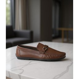 Elegantne braon muške mokasine 5582