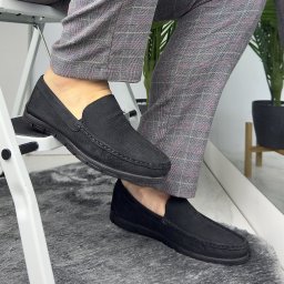 Elegantne crne mokasine za svaki dan 5675