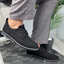 Elegantne muške crne cipele 5814