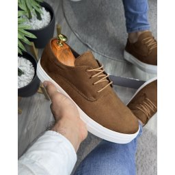 Braon muške cipele od velura 5883