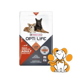 Versele-Laga Opti Life Digestion M&L 12.5kg, Hrana Za Velike Pse Sa Jagnjetinom