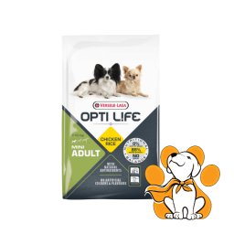 Versele-Laga Opti Life Adult Mini Chicken 7.5kg, Suva Hrana Za Male Odrasle Pse
