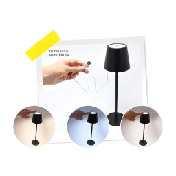 LAMPA STONA 39CM OP24023 WY