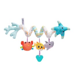JollyBaby platnena spiralna igračka za bebe Motivi mora