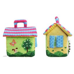 JollyBaby Platnena kućica sa lutkama