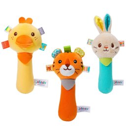 JollyBaby Plišana zvečka Animals