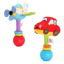 JollyBaby Plišana zvečka Auto ili Avion