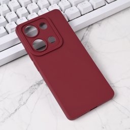 Torbica Silikon Pro Camera za Xiaomi Redmi Note 14s bordo