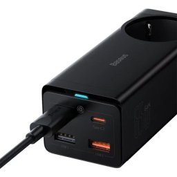 Baseus punjač Gan3Pro 65W AC/2*Usb A/2*Type C + kabl Type C ( 999907 )