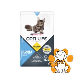 Versele-Laga Opti Life Cat Sterilised 1kg, Hrana Za Sterilisane Mačke, Piletina