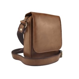Kožna torba Leather klasik braon