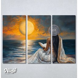 Slike na platnu Devojka sa knjigom Nina635_3