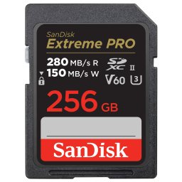 SanDisk 256GB Extreme PRO UHS-II SDXC 280MB/s