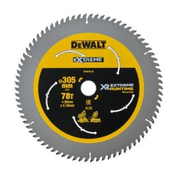 DeWalt DT99576 list za kružnu testeru 305 mm, 78 zuba – za precizno sečenje drveta i materijala