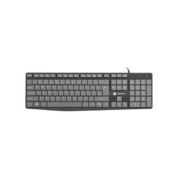 Natec Nautilus slim multimedia keyboard US, black/grey ( NKL-1507 )