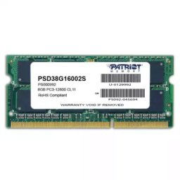 Patriot memorija SODIMM DDR3 8GB 1600MHZ signature PSD38G16002S